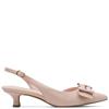 MARCO TOZZI WOMENS LOW HEEL SLING BACK - ROSE