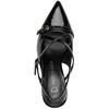 MARCO TOZZI WOMENS STRAP LOW HEEL - BLACK