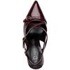 MARCO TOZZI WOMENS STRAP LOW HEEL - CHIANTI PATENT