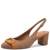 MARCO TOZZI WOMENS SLINGBACK SANDAL - NOUGAT