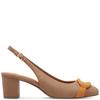 MARCO TOZZI WOMENS SLINGBACK SANDAL - NOUGAT