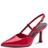 MARCO TOZZI WOMENS HIGH HEEL - RED PATENT