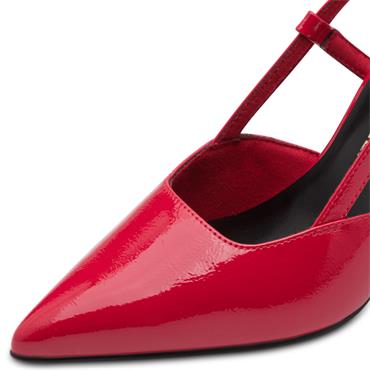 MARCO TOZZI WOMENS HIGH HEEL - RED PATENT