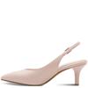 MARCO TOZZI WOMENS MID HEEL SLING BACK - ROSE