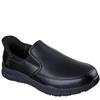 SKECHERS MENS WORK SLIP ON SHOE - BLACK
