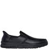 SKECHERS MENS WORK SLIP ON SHOE - BLACK