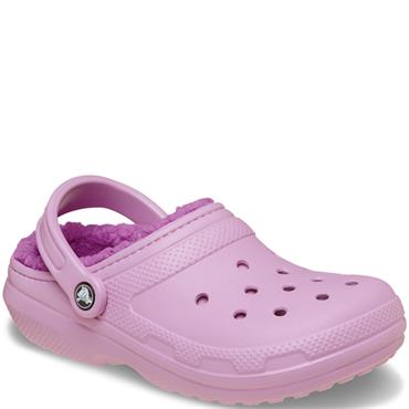 CROCS WOMENS CLASSIC LINED CLOG - HYDRANGEA