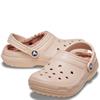 CROCS WOMENS CLASSIC LINED CLOG - PINK CARAMEL