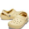 CROCS WOMENS CLASSIC LINED CLOG - SESAME