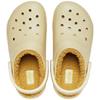 CROCS WOMENS CLASSIC LINED CLOG - SESAME