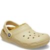 CROCS WOMENS CLASSIC LINED CLOG - SESAME