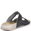 ECCO WOMENS COZMO STRAP SANDAL - SILVER