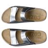 ECCO WOMENS COZMO STRAP SANDAL - SILVER
