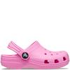 CROCS KIDS CLASSIC CLOG SANDAL - TAFFY PINK