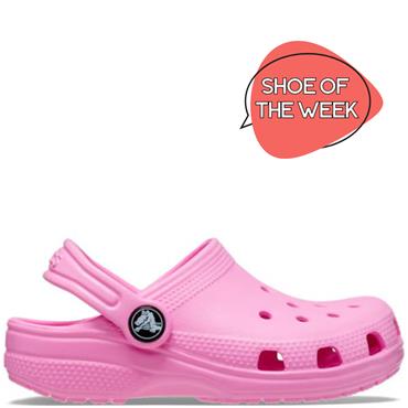 CROCS KIDS CLASSIC CLOG SANDAL - TAFFY PINK