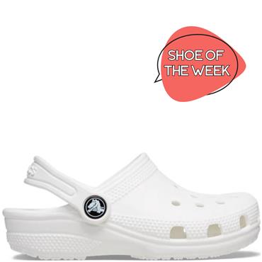 CROCS KIDS CLASSIC CLOG SANDAL - WHITE