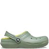 CROCS KIDS CLASSIC LINED CLOG - MOSS