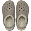 CROCS KIDS CLASSIC LINED CLOG - MUSHROOM