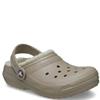 CROCS KIDS CLASSIC LINED CLOG - MUSHROOM