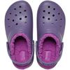 CROCS KIDS CLASSIC LINED CLOG - NIGHT SHADE
