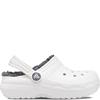 CROCS KIDS CLASSIC LINED CLOG - WHITE