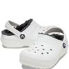 CROCS KIDS CLASSIC LINED CLOG - WHITE