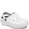 CROCS KIDS CLASSIC LINED CLOG - WHITE