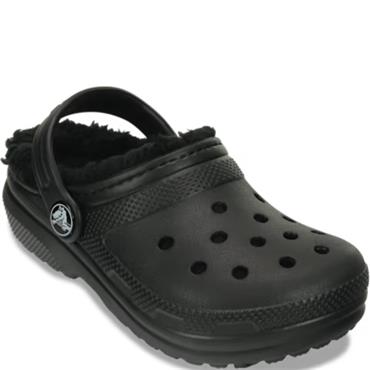 CROCS KIDS CLASSIC LINED CLOG K - BLACK