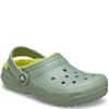 CROCS KIDS CLASSIC LINED CLOG K - MOSS