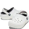 CROCS KIDS CLASSIC LINED CLOG K - WHITE GREY