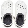 CROCS KIDS CLASSIC LINED CLOG K - WHITE GREY