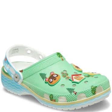 CROCS KIDS CLASSIC ANIMAL CROSSING CLOG - MULTI