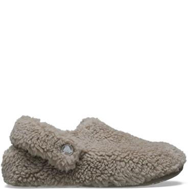 CROCS KIDS CLASSIC COZZZY SLIPPER - MUSHROOM