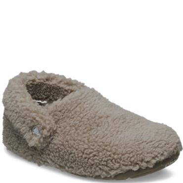 CROCS KIDS CLASSIC COZZZY SLIPPER - MUSHROOM