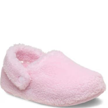 CROCS KIDS CLASSIC COZZZY SLIPPER - PINK