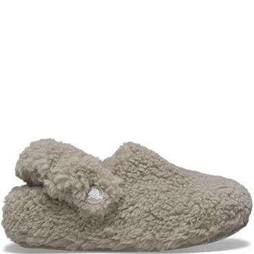 CROCS KIDS CLASSIC COZZZY SLIPPER - MUSHROOM