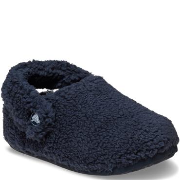 CROCS KIDS CLASSIC COZZZY SLIPPER - NAVY