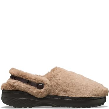 CROCS WOMENS CLASSIC UNFURGETTABLE CLOG - MILK CHOCOLATE
