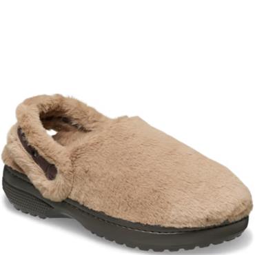CROCS WOMENS CLASSIC UNFURGETTABLE CLOG - MILK CHOCOLATE