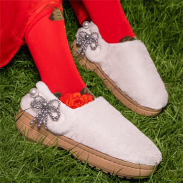 CROCS WOMENS CLASSIC UNFURGETTABLE CLOG - QUARTZ