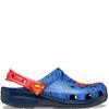 CROCS KIDS SUPERMAN CLASSIC CLOG - BLUE MULTI