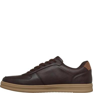 SKECHERS MENS PALMIRO TRAINER - CHOCOLATE