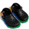 CROCS KIDS 4LW SYSTEM CLOG SANDAL - BLACK