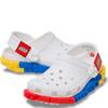 CROCS KIDS 4LW SYSTEM CLOG SANDAL - WHITE