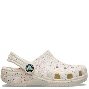 CROCS KIDS CLASSIC GLOW PAINT SANDAL - SPLATTER