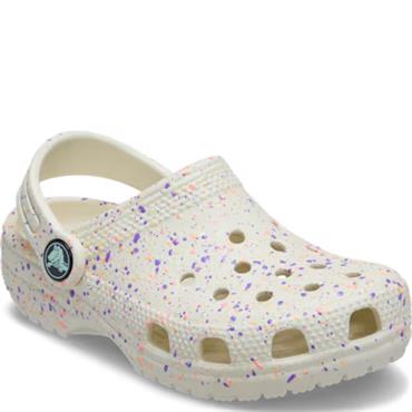 CROCS KIDS CLASSIC GLOW PAINT SANDAL - SPLATTER