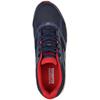 SKECHERS MENS GO RUN LACE TRAINER - NAVY RED
