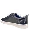 OLIVER FUREY MENS LACE TRAINER - BLACK LEATHER