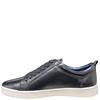 OLIVER FUREY MENS LACE TRAINER - BLACK LEATHER