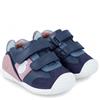BIOMECANICS KIDS STRAP SHOE - NAVY PINK